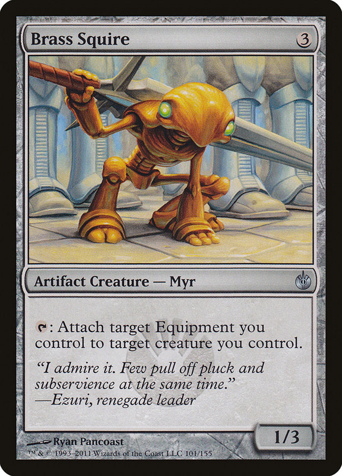Brass Squire [Mirrodin Besieged] | Shuffle n Cut Hobbies & Games