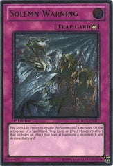Solemn Warning (UTR) [DREV-EN077] Ultimate Rare | Shuffle n Cut Hobbies & Games
