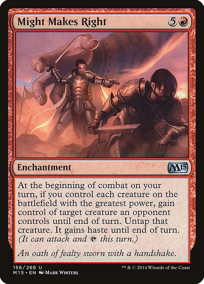 Might Makes Right [Magic 2015] | Shuffle n Cut Hobbies & Games