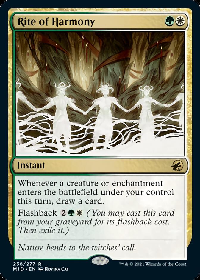Rite of Harmony [Innistrad: Midnight Hunt] | Shuffle n Cut Hobbies & Games