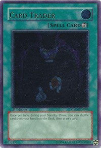 Card Trader (UTR) [STON-EN046] Ultimate Rare | Shuffle n Cut Hobbies & Games