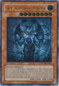 Sky Scourge Enrise (UTR) [FOTB-EN021] Ultimate Rare | Shuffle n Cut Hobbies & Games
