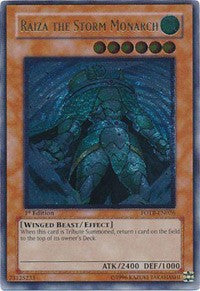 Raiza the Storm Monarch (UTR) [FOTB-EN026] Ultimate Rare | Shuffle n Cut Hobbies & Games