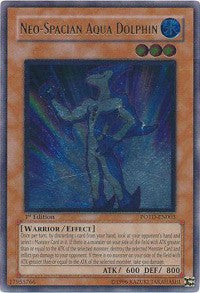 Neo-Spacian Aqua Dolphin (UTR) [POTD-EN003] Ultimate Rare | Shuffle n Cut Hobbies & Games