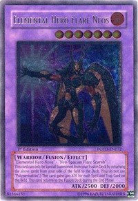 Elemental Hero Flare Neos (UTR) [POTD-EN032] Ultimate Rare | Shuffle n Cut Hobbies & Games