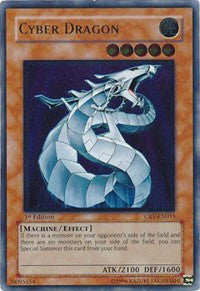 Cyber Dragon (UTR) [CRV-EN015] Ultimate Rare | Shuffle n Cut Hobbies & Games