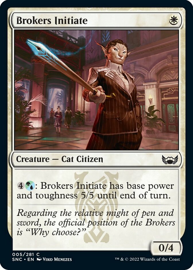 Brokers Initiate [Streets of New Capenna] | Shuffle n Cut Hobbies & Games
