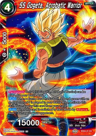 SS Gogeta, Acrobatic Warrior [EX04-01] | Shuffle n Cut Hobbies & Games