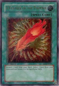 A Feather of the Phoenix (UTR) [FET-EN037] Ultimate Rare | Shuffle n Cut Hobbies & Games