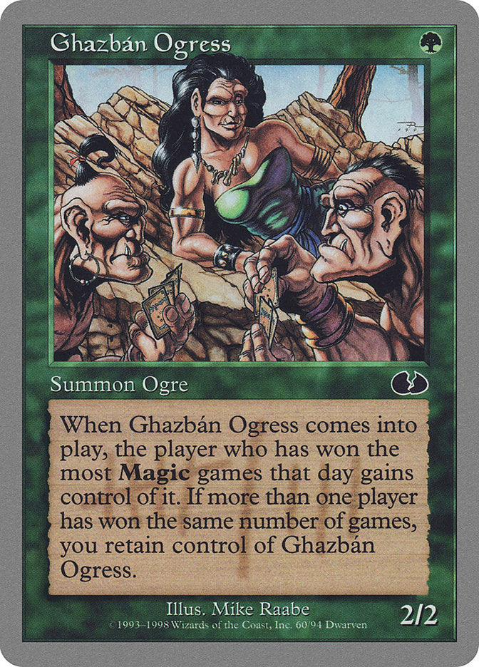 Ghazban Ogress [Unglued] | Shuffle n Cut Hobbies & Games