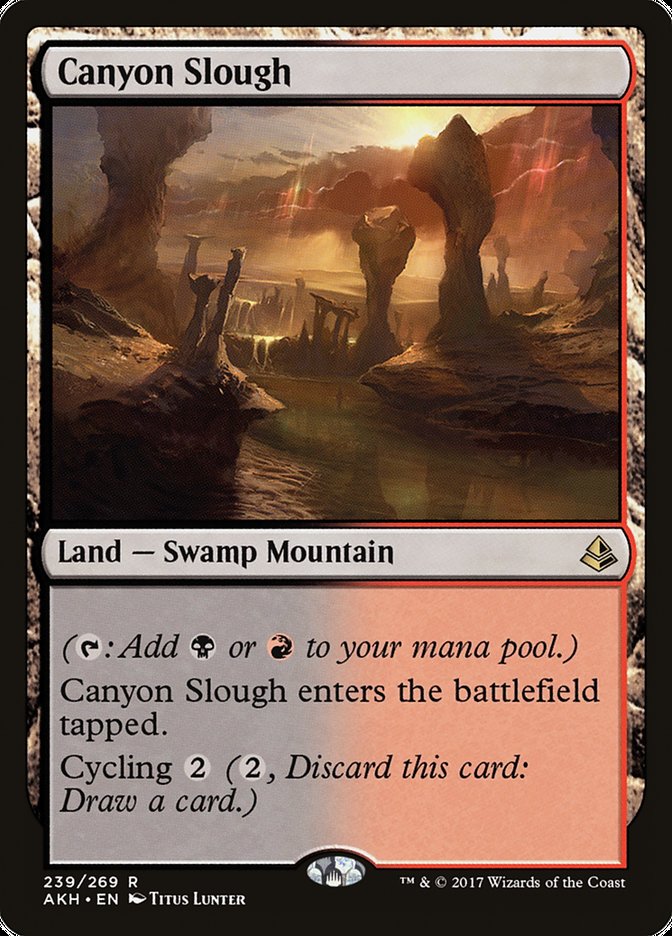 Canyon Slough [Amonkhet] | Shuffle n Cut Hobbies & Games