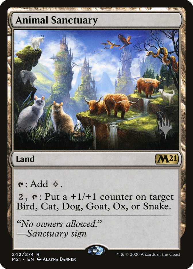 Animal Sanctuary (Promo Pack) [Core Set 2021 Promos] | Shuffle n Cut Hobbies & Games