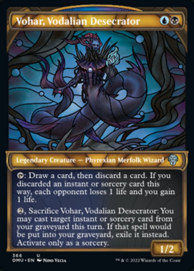 Vohar, Vodalian Desecrator (Showcase Textured) [Dominaria United] | Shuffle n Cut Hobbies & Games