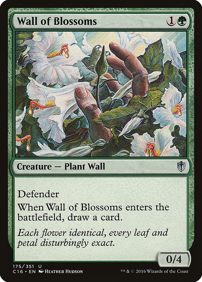 Wall of Blossoms [Commander 2016] | Shuffle n Cut Hobbies & Games