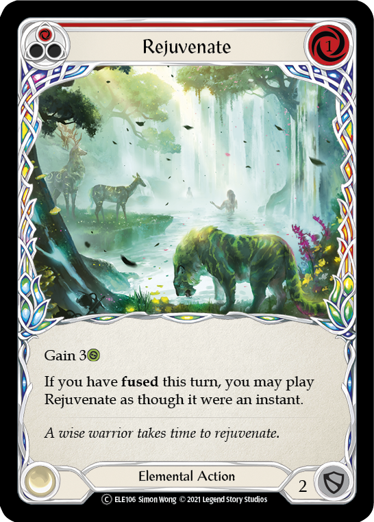 Rejuvenate (Red) [U-ELE106] Unlimited Normal | Shuffle n Cut Hobbies & Games