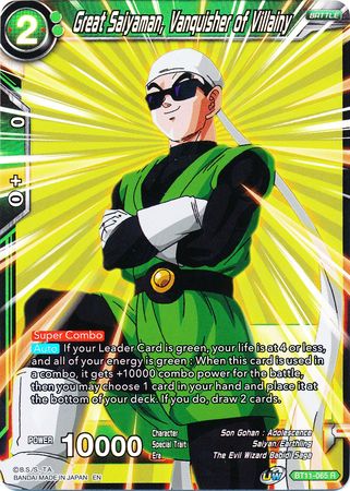 Great Saiyaman, Vanquisher of Villainy [BT11-065] | Shuffle n Cut Hobbies & Games