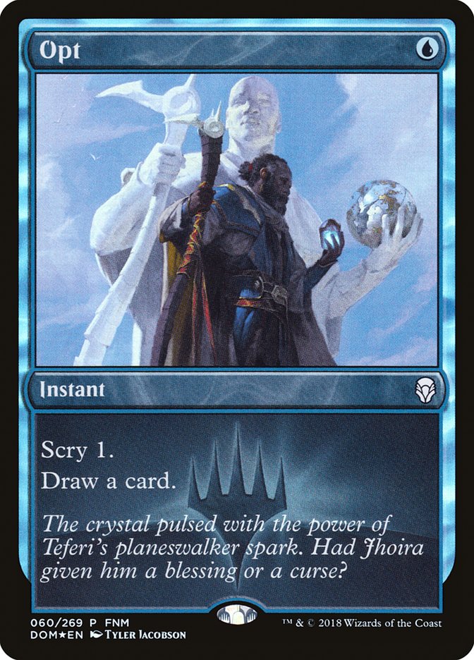 Opt (FNM) [Dominaria Promos] | Shuffle n Cut Hobbies & Games