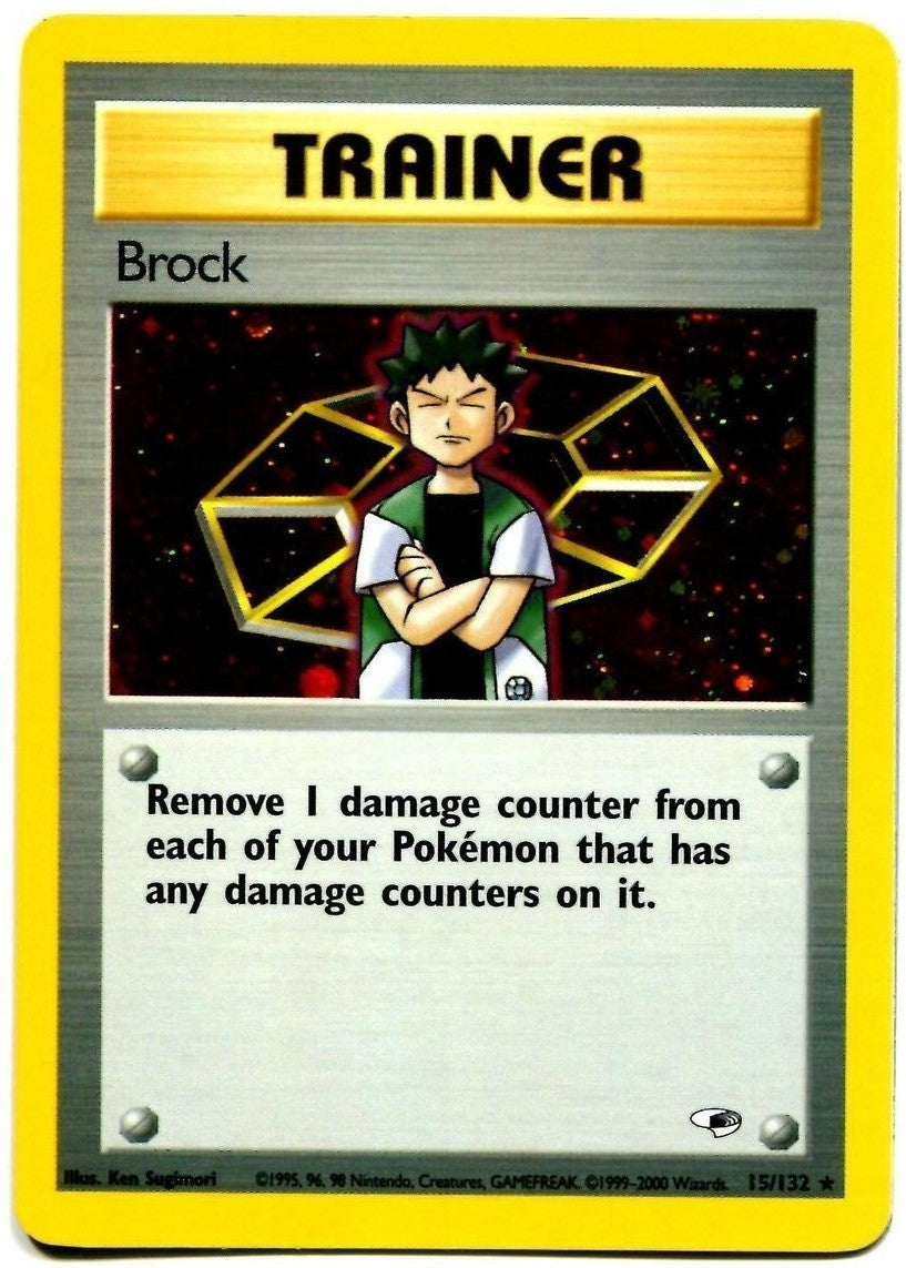 Brock (15/132) [Gym Heroes Unlimited] | Shuffle n Cut Hobbies & Games