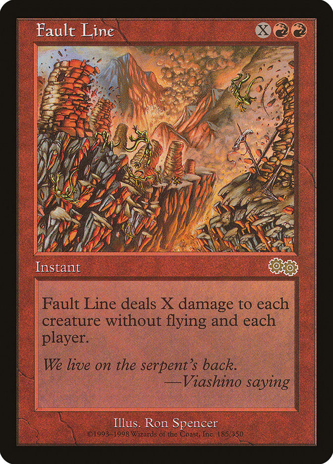 Fault Line [Urza's Saga] | Shuffle n Cut Hobbies & Games