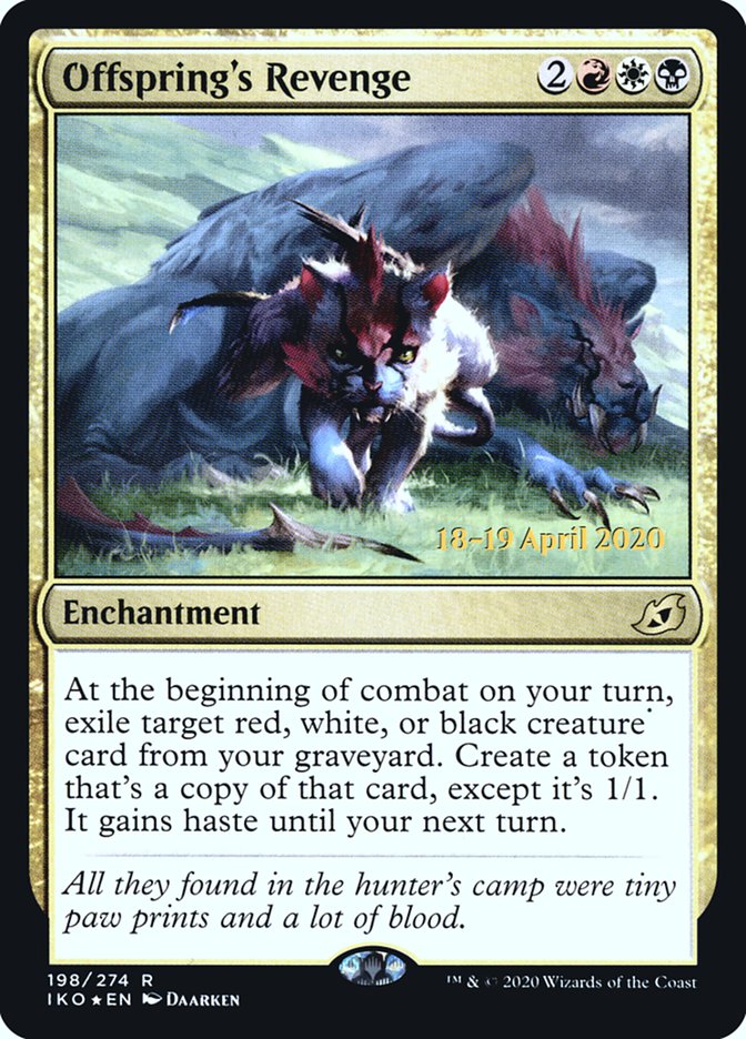 Offspring's Revenge [Ikoria: Lair of Behemoths Prerelease Promos] | Shuffle n Cut Hobbies & Games