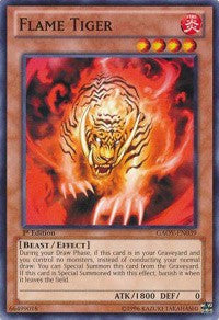 Flame Tiger [GAOV-EN039] Common | Shuffle n Cut Hobbies & Games