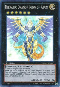 Hieratic Dragon King of Atum [GAOV-EN047] Super Rare | Shuffle n Cut Hobbies & Games