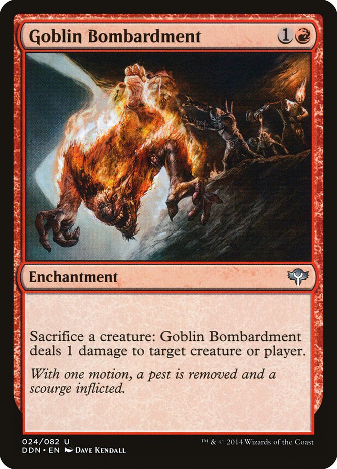 Goblin Bombardment [Duel Decks: Speed vs. Cunning] | Shuffle n Cut Hobbies & Games