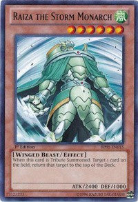 Raiza the Storm Monarch [BP01-EN015] Rare | Shuffle n Cut Hobbies & Games