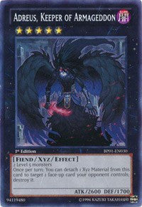 Adreus, Keeper of Armageddon [BP01-EN030] Rare | Shuffle n Cut Hobbies & Games