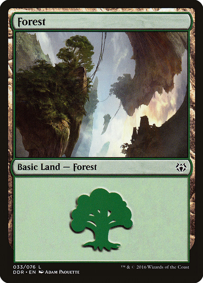 Forest (33) [Duel Decks: Nissa vs. Ob Nixilis] | Shuffle n Cut Hobbies & Games