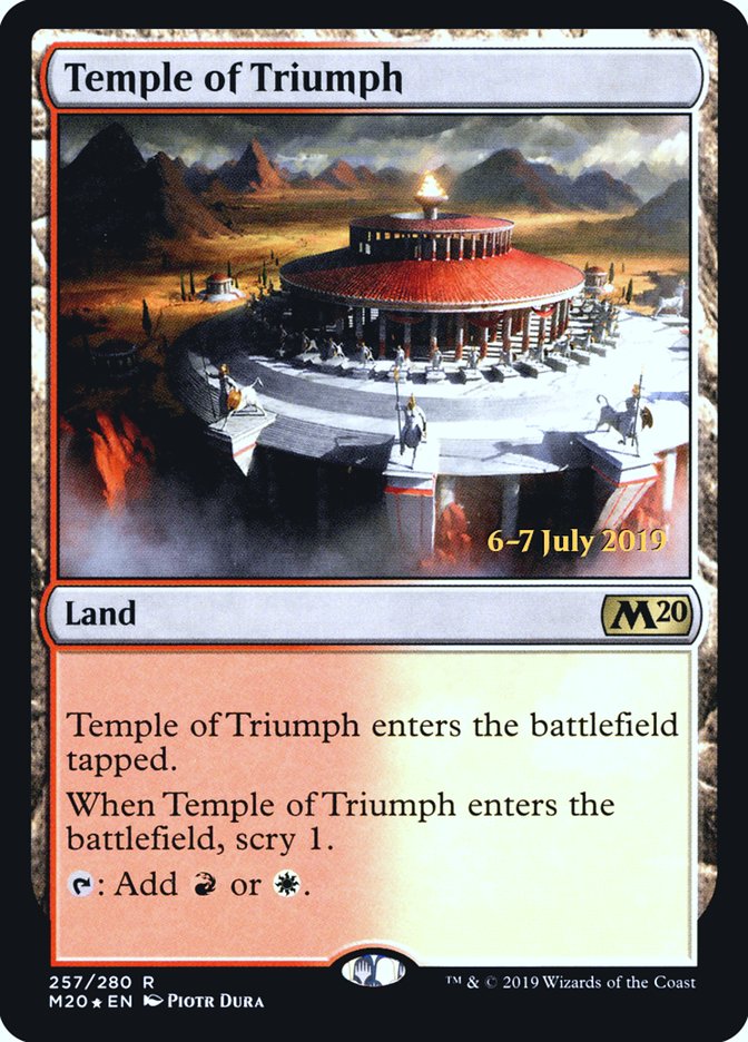 Temple of Triumph [Core Set 2020 Prerelease Promos] | Shuffle n Cut Hobbies & Games