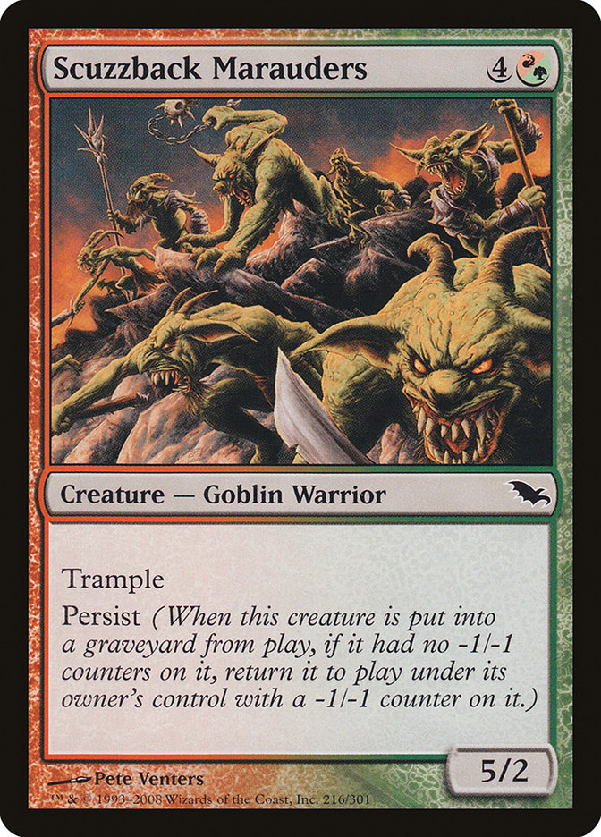 Scuzzback Marauders [Shadowmoor] | Shuffle n Cut Hobbies & Games