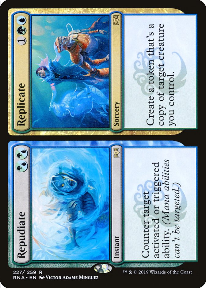 Repudiate // Replicate [Ravnica Allegiance] | Shuffle n Cut Hobbies & Games