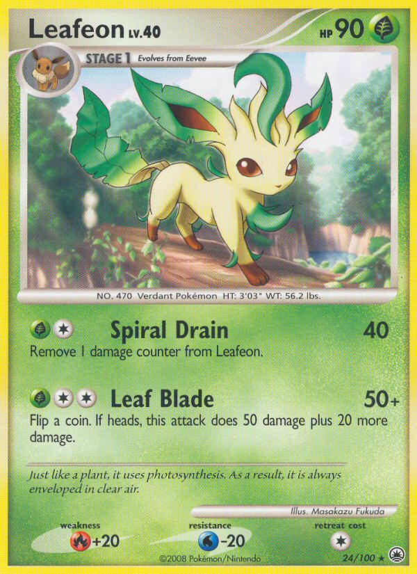 Leafeon (24/100) [Diamond & Pearl: Majestic Dawn] | Shuffle n Cut Hobbies & Games