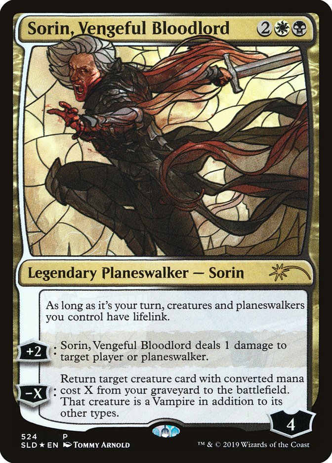 Sorin, Vengeful Bloodlord (Stained Glass) [Secret Lair Drop Promos] | Shuffle n Cut Hobbies & Games