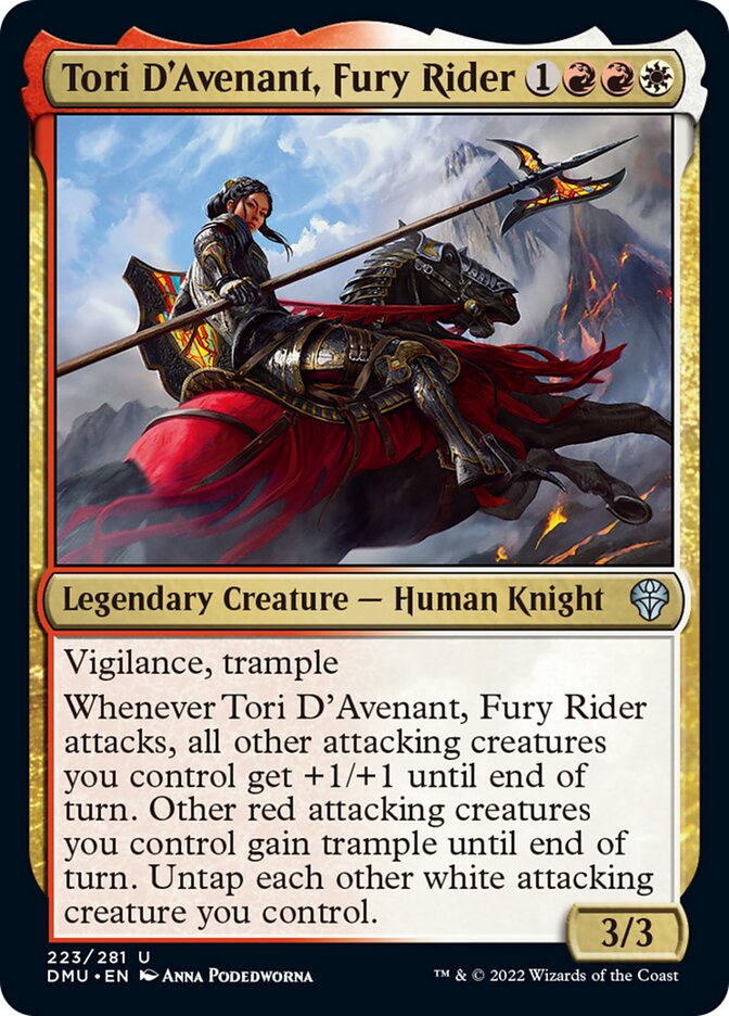 Tori D'Avenant, Fury Rider [Dominaria United] | Shuffle n Cut Hobbies & Games