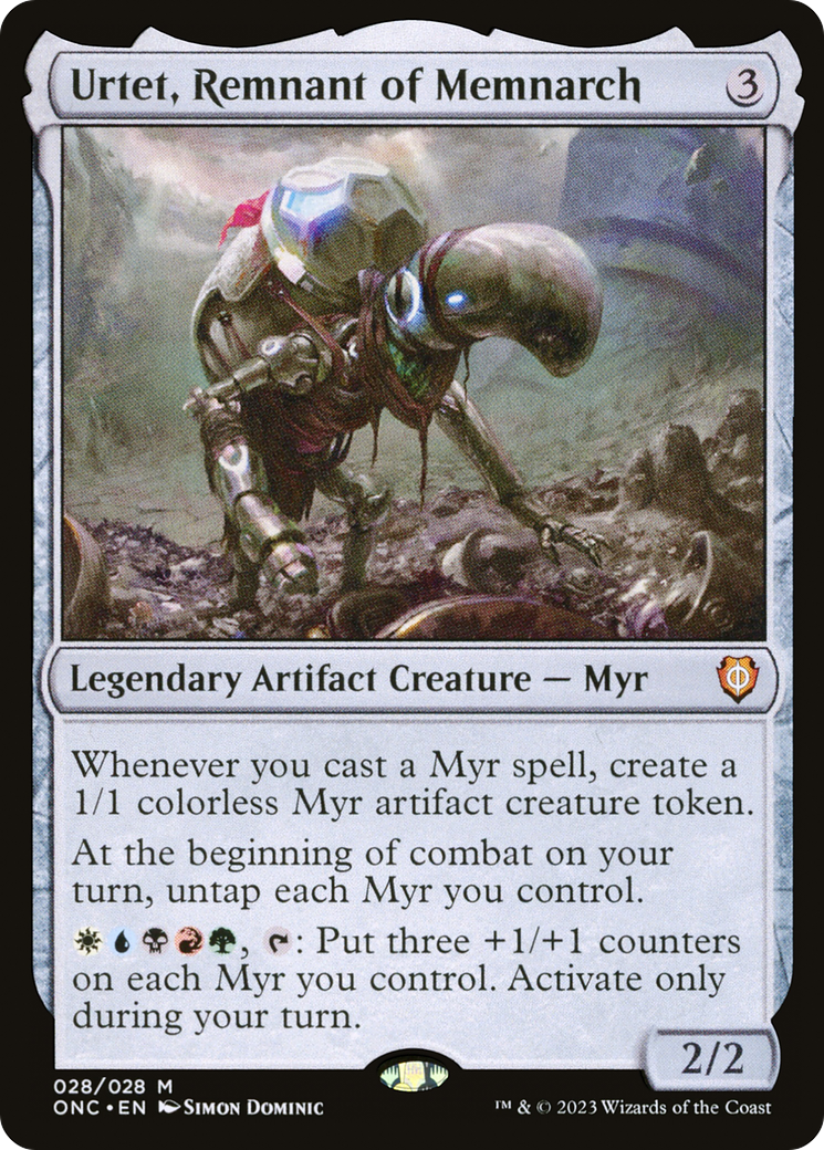 Urtet, Remnant of Memnarch [Phyrexia: All Will Be One Commander] | Shuffle n Cut Hobbies & Games
