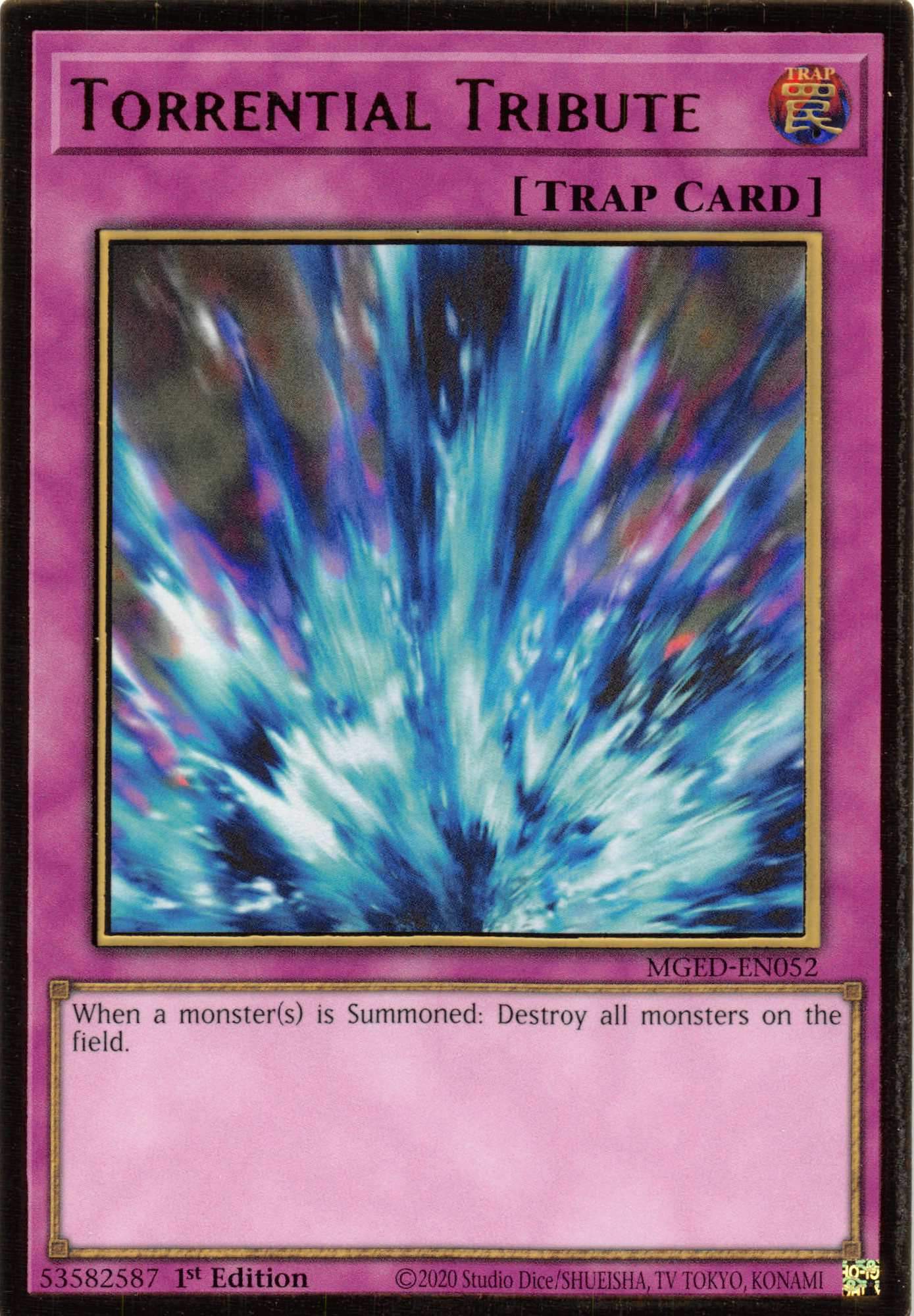 Torrential Tribute [MGED-EN052] Gold Rare | Shuffle n Cut Hobbies & Games