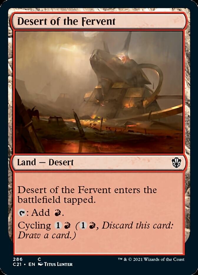 Desert of the Fervent [Commander 2021] | Shuffle n Cut Hobbies & Games