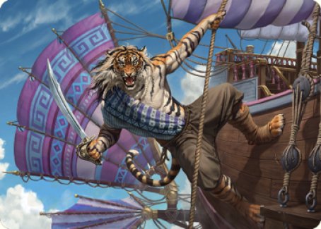 Jedit Ojanen, Mercenary Art Card [Dominaria United Art Series] | Shuffle n Cut Hobbies & Games