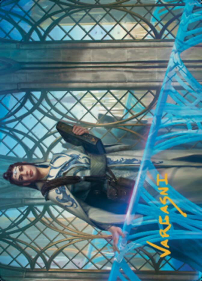 Hurkyl, Master Wizard Art Card (Gold-Stamped Signature) [The Brothers' War Art Series] | Shuffle n Cut Hobbies & Games