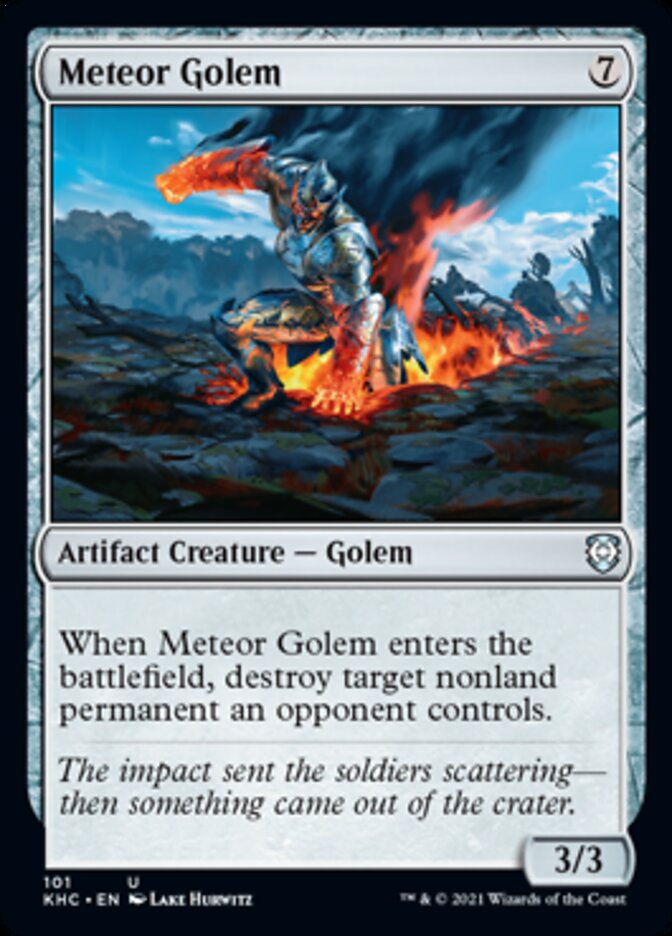 Meteor Golem [Kaldheim Commander] | Shuffle n Cut Hobbies & Games