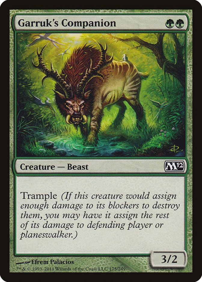 Garruk's Companion [Magic 2012] | Shuffle n Cut Hobbies & Games