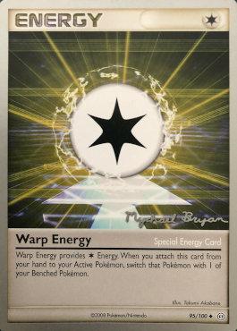 Warp Energy (95/100) (Happy Luck - Mychael Bryan) [World Championships 2010] | Shuffle n Cut Hobbies & Games