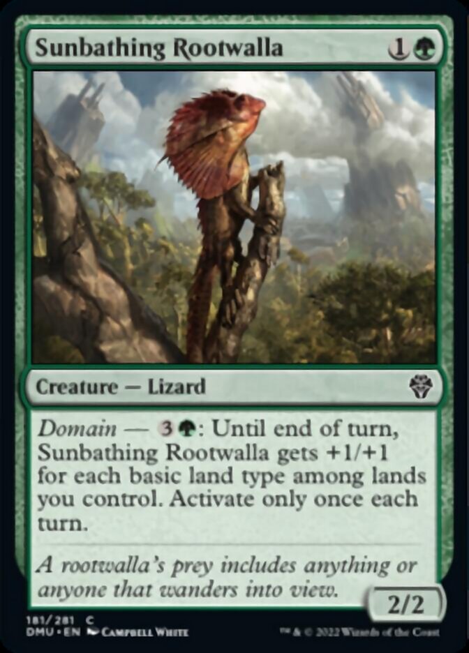 Sunbathing Rootwalla [Dominaria United] | Shuffle n Cut Hobbies & Games