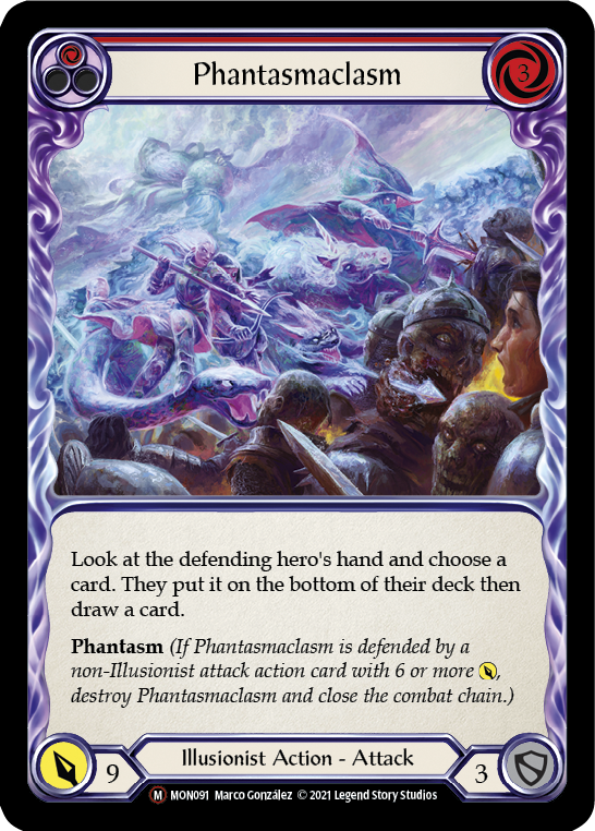 Phantasmaclasm (Rainbow Foil) [U-MON091-RF] Unlimited Edition Rainbow Foil | Shuffle n Cut Hobbies & Games