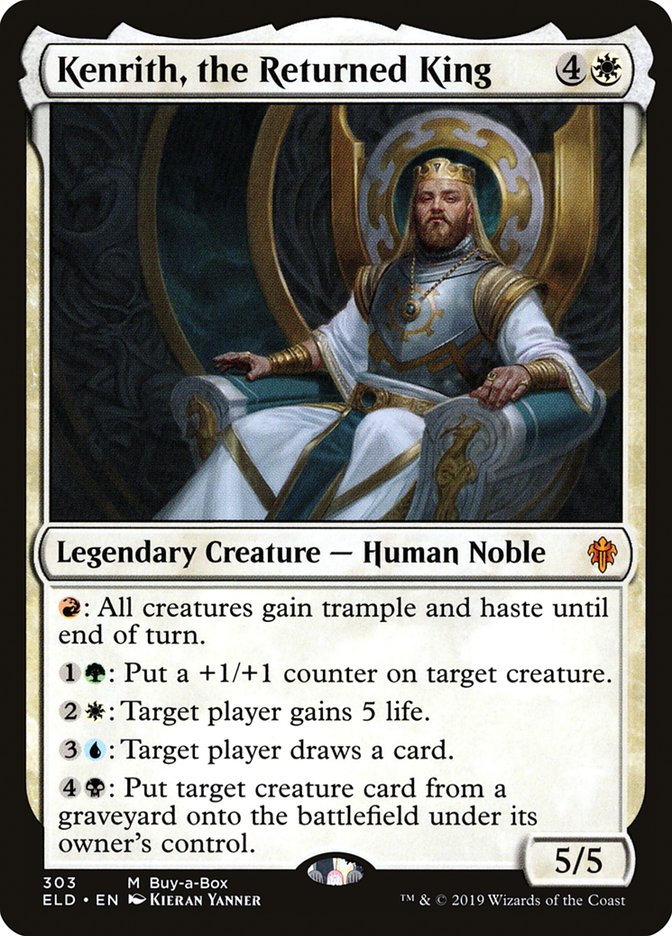 Kenrith, the Returned King (Buy-A-Box) [Throne of Eldraine Promos] | Shuffle n Cut Hobbies & Games