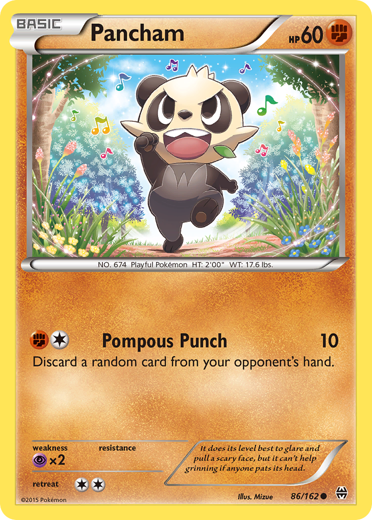 Pancham (86/162) [XY: BREAKthrough] | Shuffle n Cut Hobbies & Games