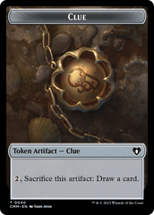 Clue // Construct (0041) Double-Sided Token [Commander Masters Tokens] | Shuffle n Cut Hobbies & Games