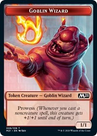 Goblin Wizard // Treasure Double-Sided Token [Core Set 2021 Tokens] | Shuffle n Cut Hobbies & Games